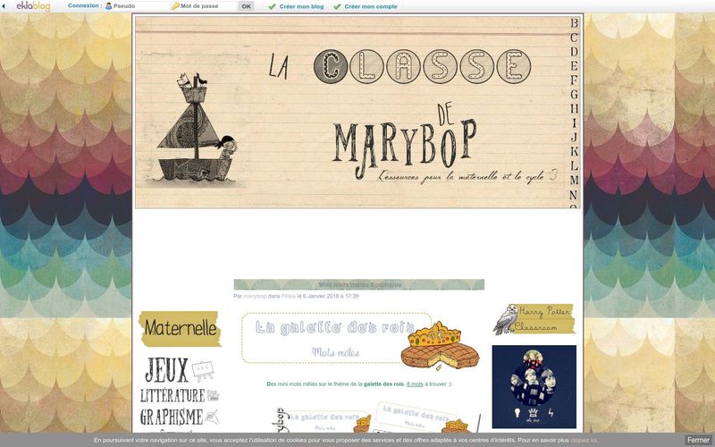 Mini mots mêlés Epiphanie - La Classe de Marybop